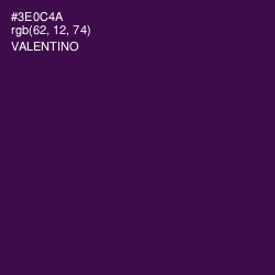 #3E0C4A - Valentino Color Image