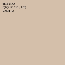 #D4BFAA - Vanilla Color Image