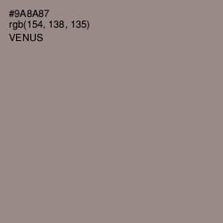 #9A8A87 - Venus Color Image