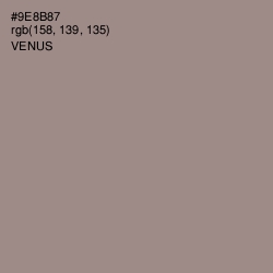 #9E8B87 - Venus Color Image