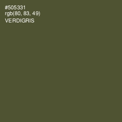 #505331 - Verdigris Color Image
