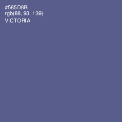 #585D8B - Victoria Color Image