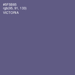 #5F5B85 - Victoria Color Image