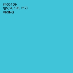 #40C4D9 - Viking Color Image