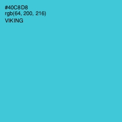 #40C8D8 - Viking Color Image