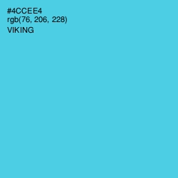 #4CCEE4 - Viking Color Image