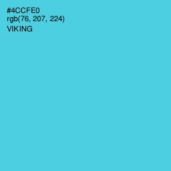 #4CCFE0 - Viking Color Image