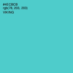 #4ECBCB - Viking Color Image