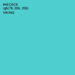 #4ECECE - Viking Color Image