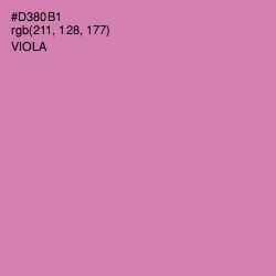 #D380B1 - Viola Color Image