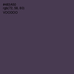 #483A50 - Voodoo Color Image