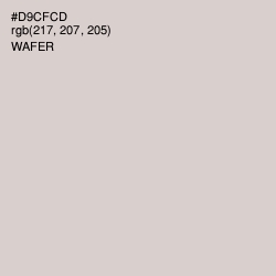#D9CFCD - Wafer Color Image