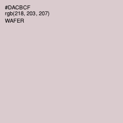 #DACBCF - Wafer Color Image