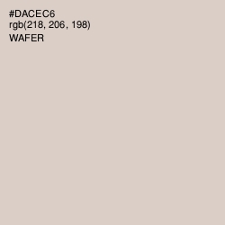 #DACEC6 - Wafer Color Image