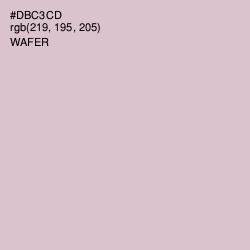 #DBC3CD - Wafer Color Image