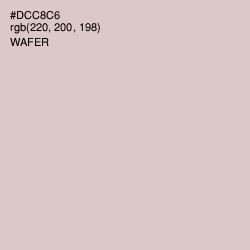 #DCC8C6 - Wafer Color Image