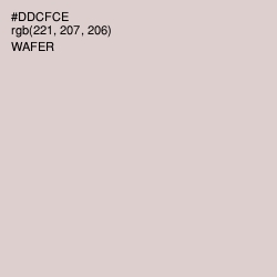 #DDCFCE - Wafer Color Image