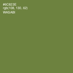 #6C823E - Wasabi Color Image