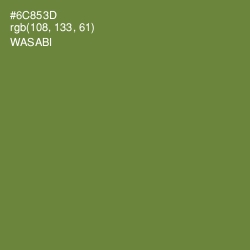 #6C853D - Wasabi Color Image