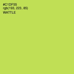 #C1DF55 - Wattle Color Image