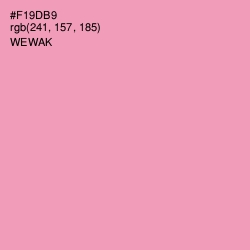#F19DB9 - Wewak Color Image
