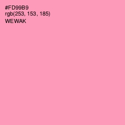 #FD99B9 - Wewak Color Image
