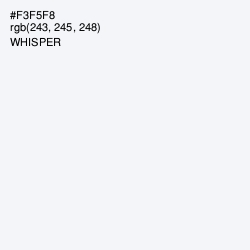 #F3F5F8 - Whisper Color Image