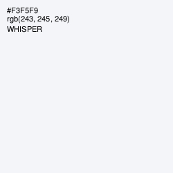 #F3F5F9 - Whisper Color Image