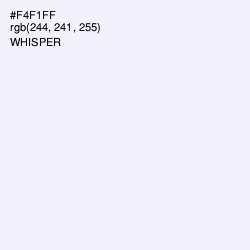 #F4F1FF - Whisper Color Image