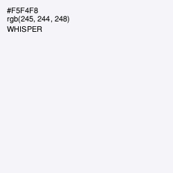 #F5F4F8 - Whisper Color Image