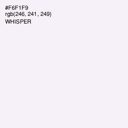 #F6F1F9 - Whisper Color Image