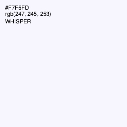 #F7F5FD - Whisper Color Image