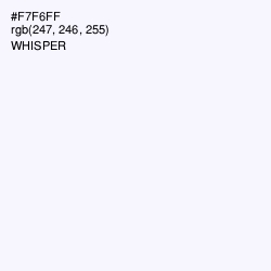 #F7F6FF - Whisper Color Image