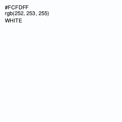 #FCFDFF - White Color Image