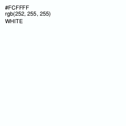 #FCFFFF - White Color Image