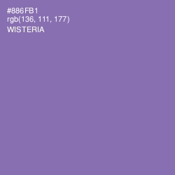 #886FB1 - Wisteria Color Image