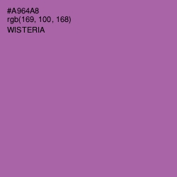 #A964A8 - Wisteria Color Image