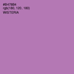#B478B4 - Wisteria Color Image