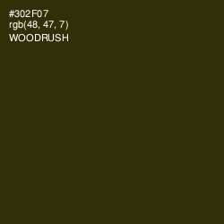 #302F07 - Woodrush Color Image