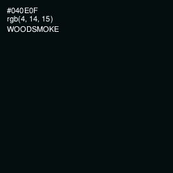 #040E0F - Woodsmoke Color Image
