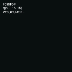 #090F0F - Woodsmoke Color Image