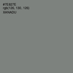 #7E827E - Xanadu Color Image