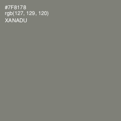 #7F8178 - Xanadu Color Image