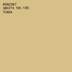 #D6C087 - Yuma Color Image
