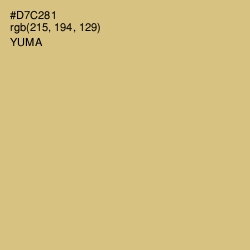#D7C281 - Yuma Color Image