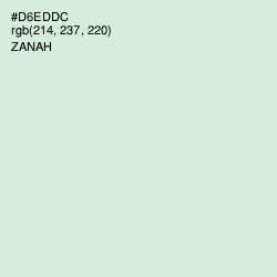 #D6EDDC - Zanah Color Image