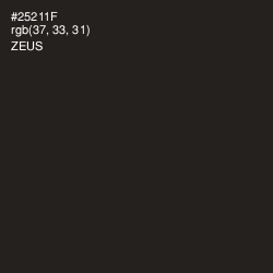 #25211F - Zeus Color Image