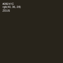 #28241C - Zeus Color Image