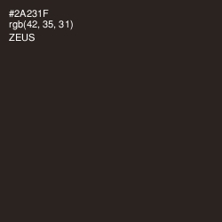 #2A231F - Zeus Color Image