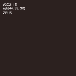 #2C211E - Zeus Color Image